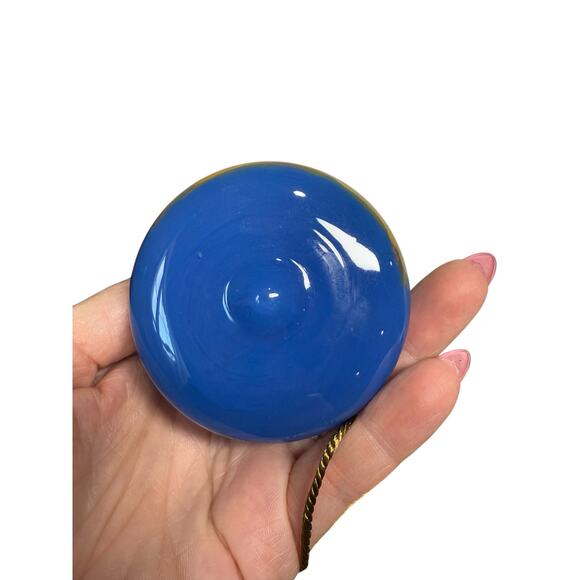 Ne Qwa Art Reverse Handpainted Blown Glass Ornament Jesus Mary Joseph Holy Night - Picture 14 of 16